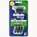 Gillette Blue 3 Plus Sensitive Ξυραφάκια Μιας Χρήσης 6 τμχ