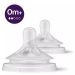 Avent Natural Response Θηλή Σιλικόνης (SCY962/02) 0m+ 2 τμχ