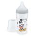 Nuk Perfect Match Mickey Mouse Πλαστικό Μπιμπερό κατά των Κολικών με Θηλή Σιλικόνης 3m+ 260 ml